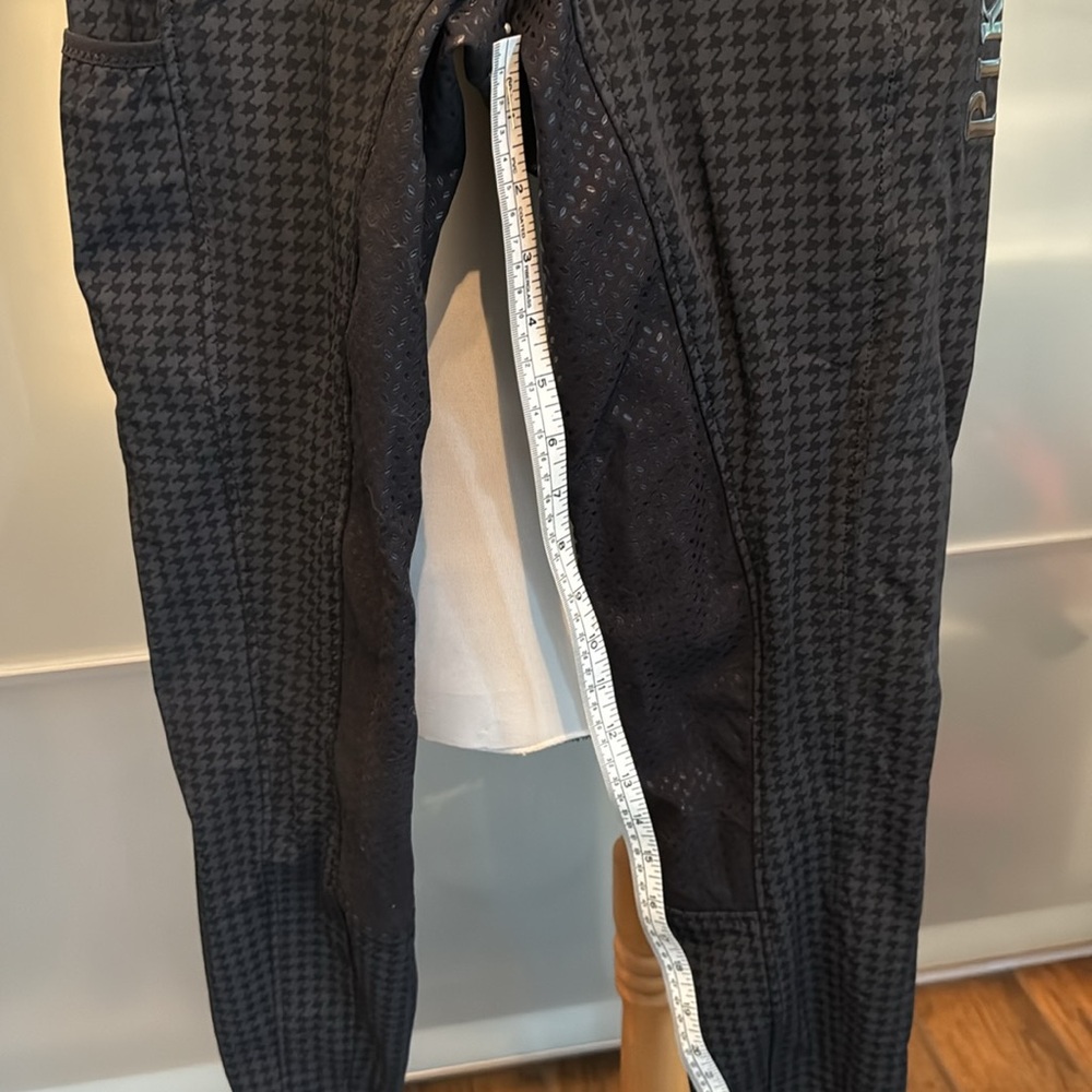 Pikeur Black and gray Checkered full seat riding breeches. Perfect condition. - Picture 4 of 7
